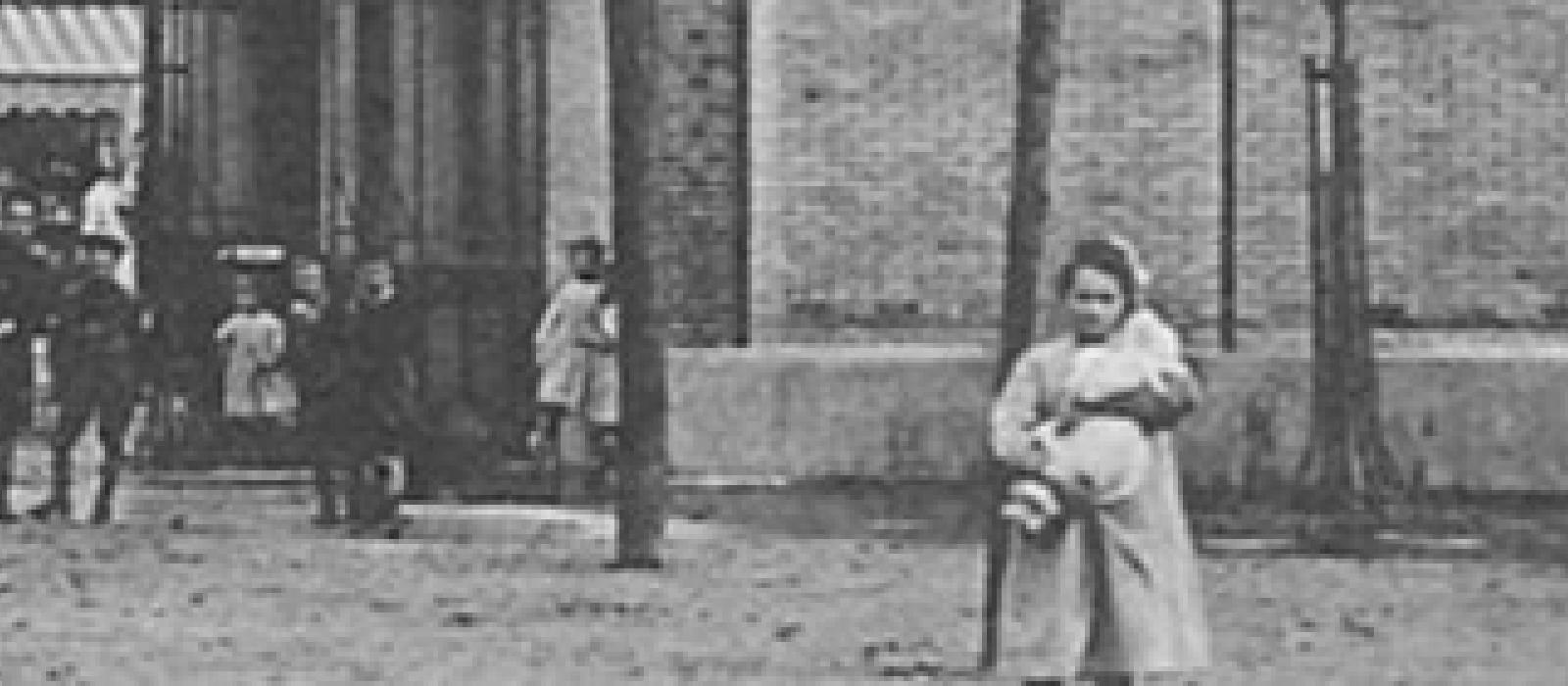 L'entrée du métro Place des Fêtes, 1920